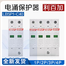 浪涌保护器LBSP1-C40 60 80 100KA 1P2P 3P 4P电涌保护器 防雷器