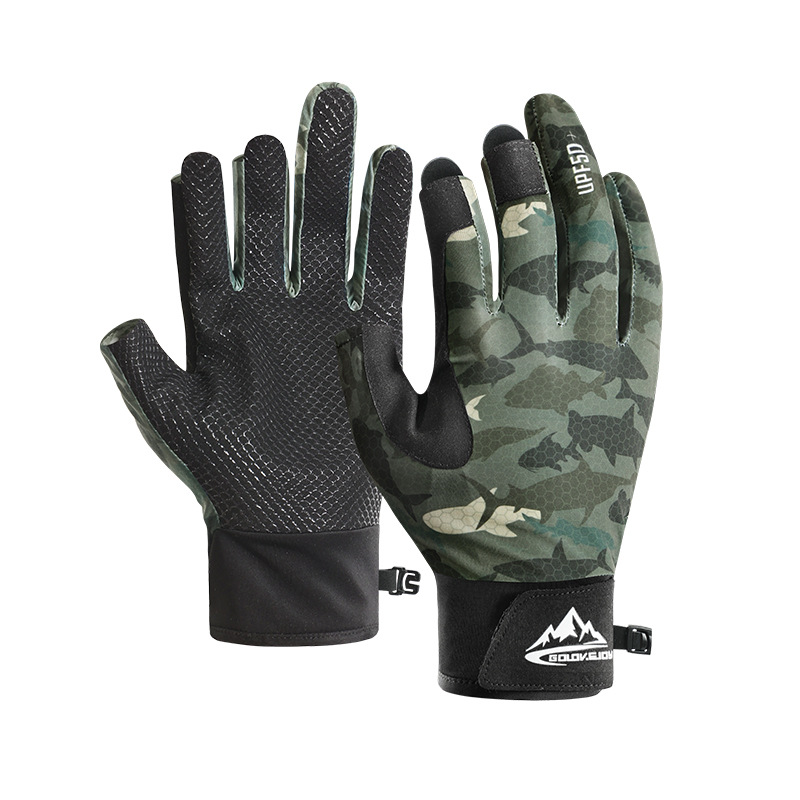 Sport all'aria aperta, fitness, guanti da ciclismo, escursionismo, antiscivolo, traspiranti, protezione solare, perdite dalle dita, touch screen_voghion.com