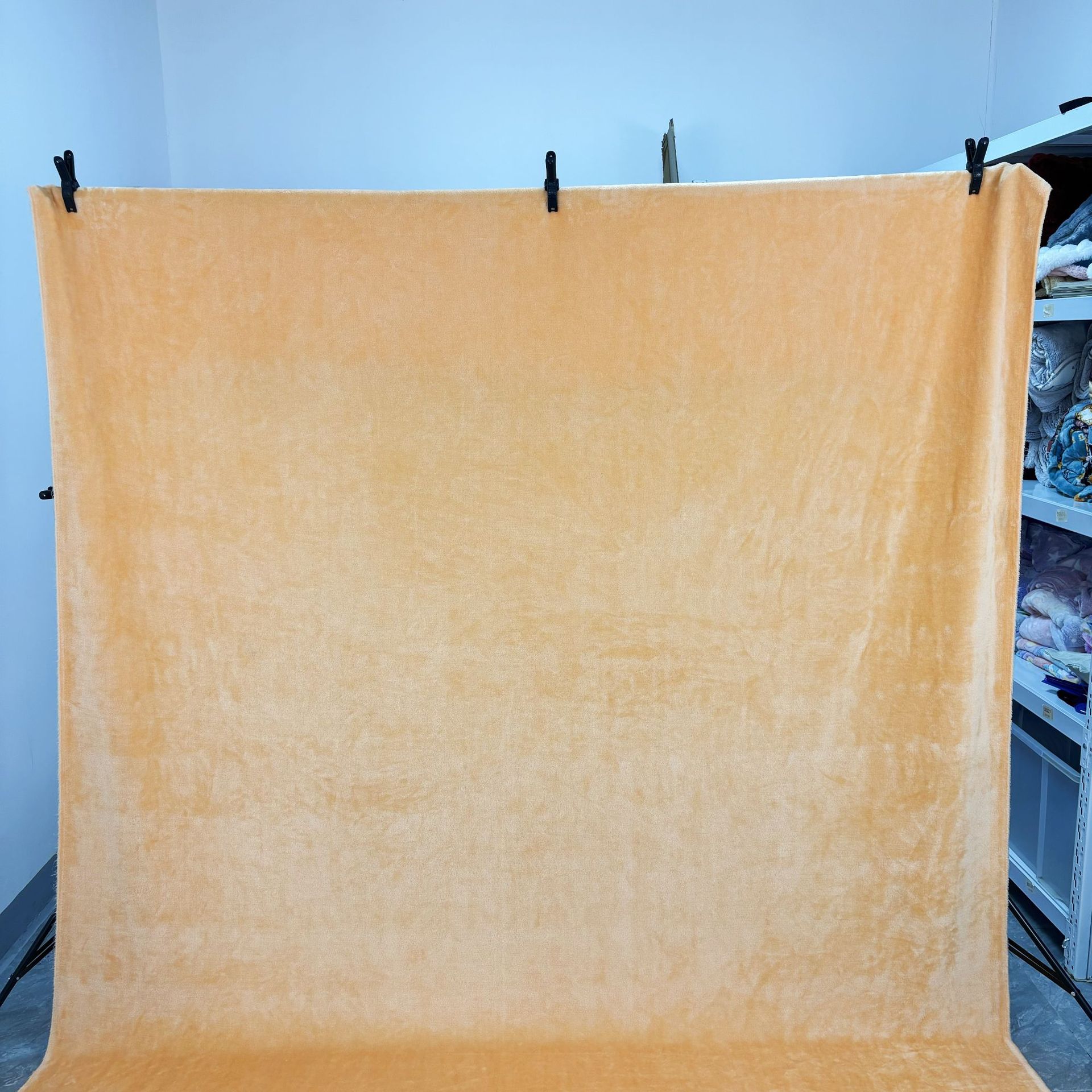 源头厂家   大有光双面法兰绒面料  涤纶  毛毯玩具睡袍家居服绒