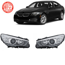 适用2010-17F07 5系欧版大灯半总成左63127262723右63127262724