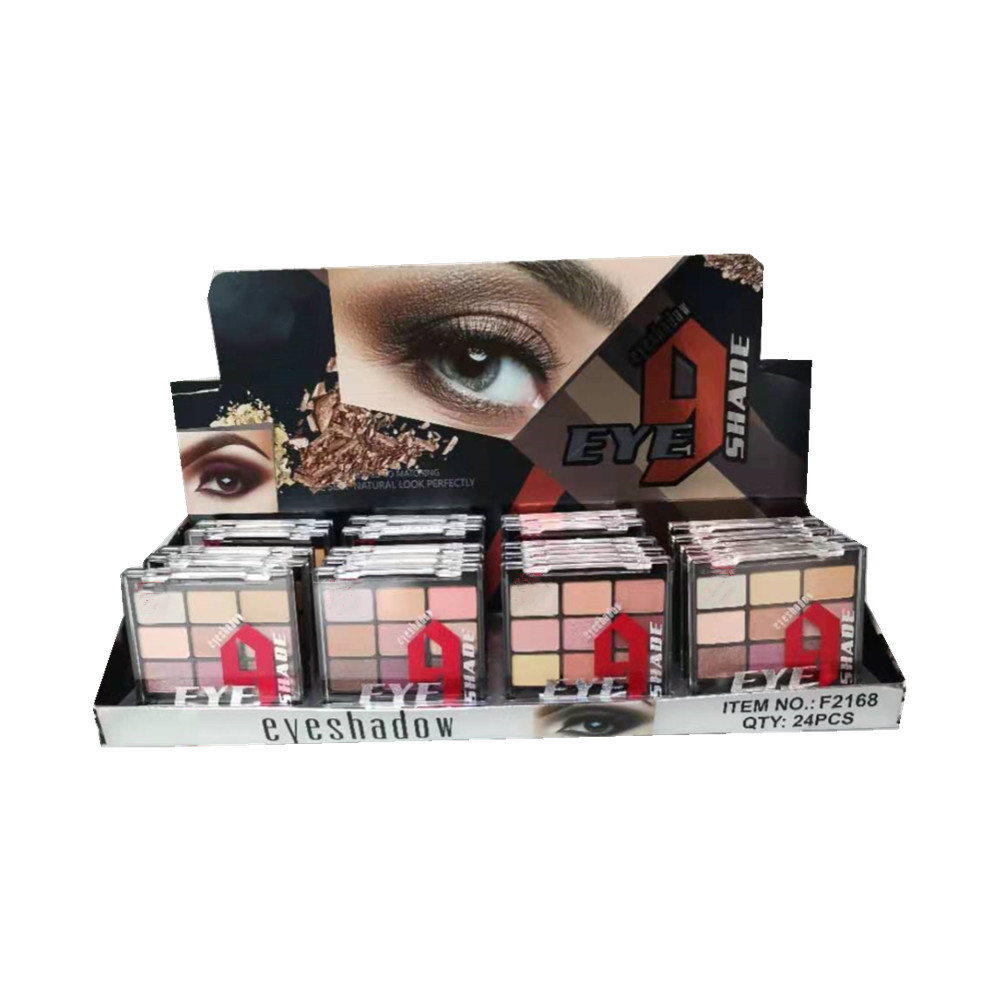 Transparent acrylic eye shadow