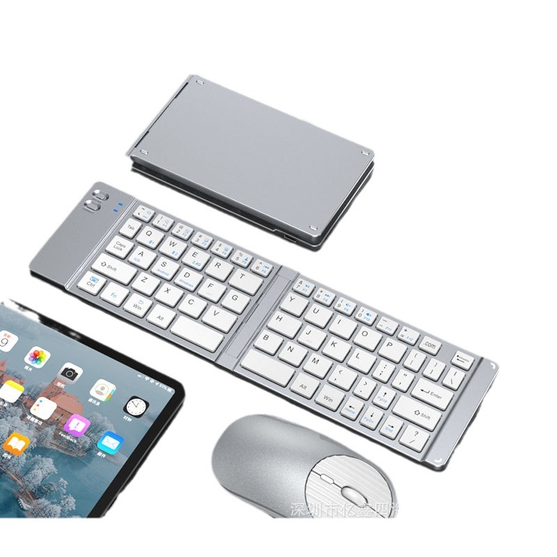 Yixin -818.999999999% off スタック小型キーボードデュアルモード Bluetooth 2.4G キーボードとマウスセットタイプ C 充電タブレットに適しています|undefined