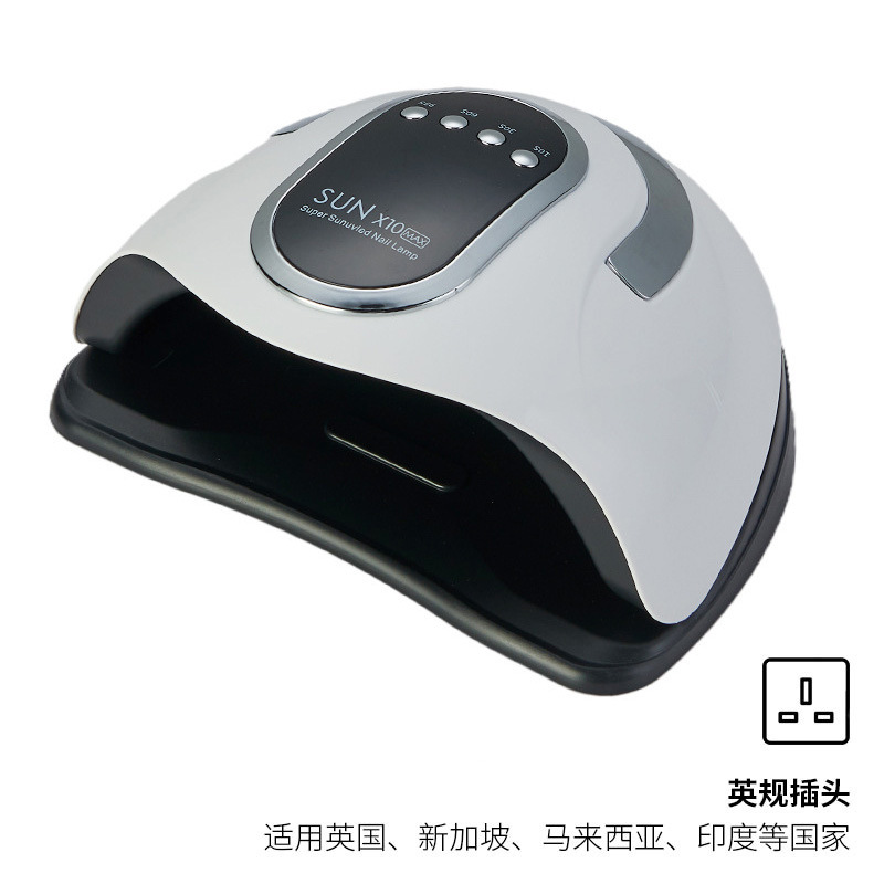 Lámpara inteligente para uñas, máquina de secado rápido de esmalte de uñas en gel, lámpara de fototerapia de 280W de alta potencia, máquina de terapia de luz para curado de uñas, transfronteriza