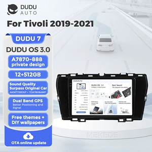 Подходит для Ssangyong Tivoli 2019-21 модифицированный Duduauto Android Smart Central Control Navigation