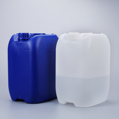 Square plastic bucket for carrying food grade, with sealed packaging, for stacking, 25 kg industrial chemical drum