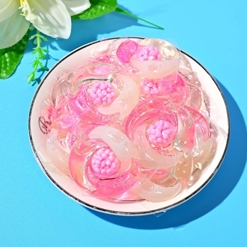 Four-in-One Laundry Detergent Beads with Long-lasting Fragrance, Stain Removal, Gentle Cleansing, and Softening - Cold Water Soluble, Factory Wholesale