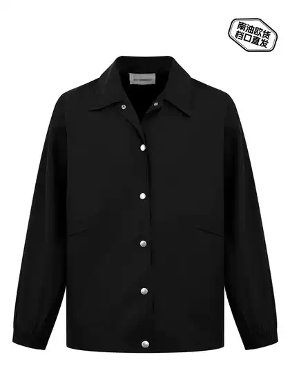 Jijia Fall/Winter 2025 Printed Jacket - Designer Minimalist Trendy Outerwear, Breathable Windproof Long Sleeve, Premium Dropshipping