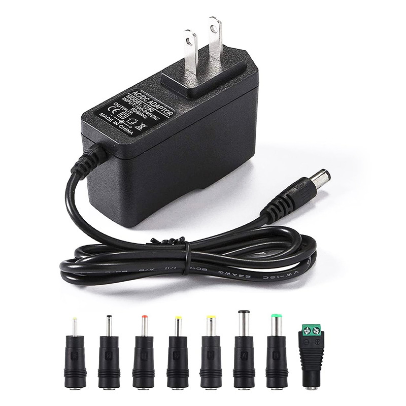 12V 2A power adapter 24W AC/DC charger suitable for optical modem, router, laptop