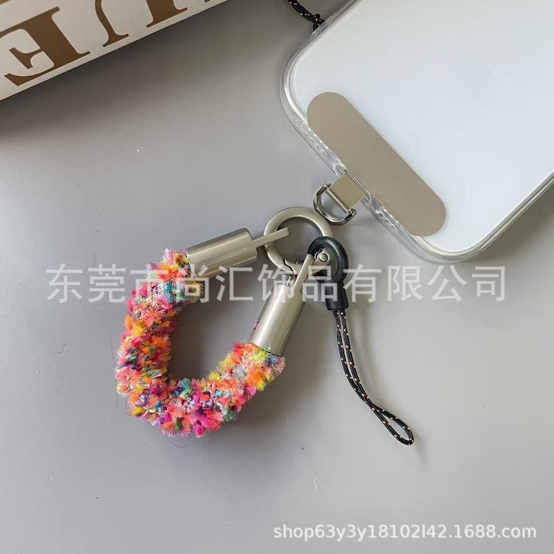 冬日限定手指手机挂绳创意拇指绳车钥匙耳机迷你小挂绳男女挂件绳|undefined