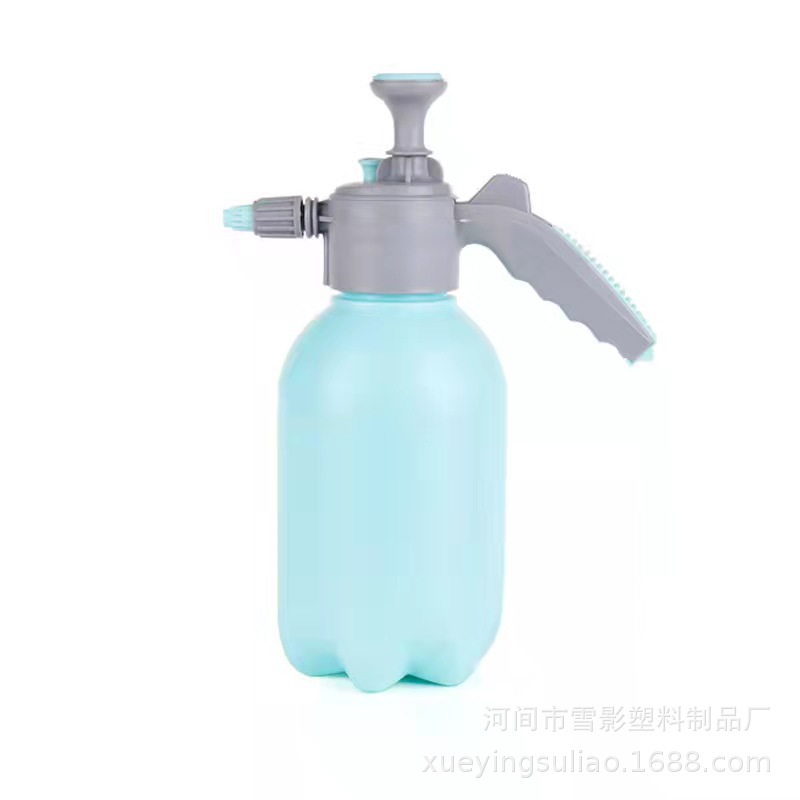 Suministro directo de fábrica 2L regadera neumática de plástico regadera cielo azul regadera hogar herramientas de jardinería