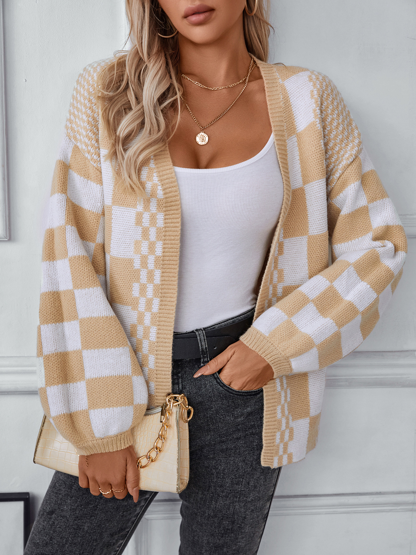 Colored demi-season sweater