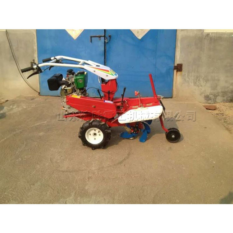 手扶式农田开沟培土机 大葱大姜种植旋耕机 360度旋转土豆开沟机