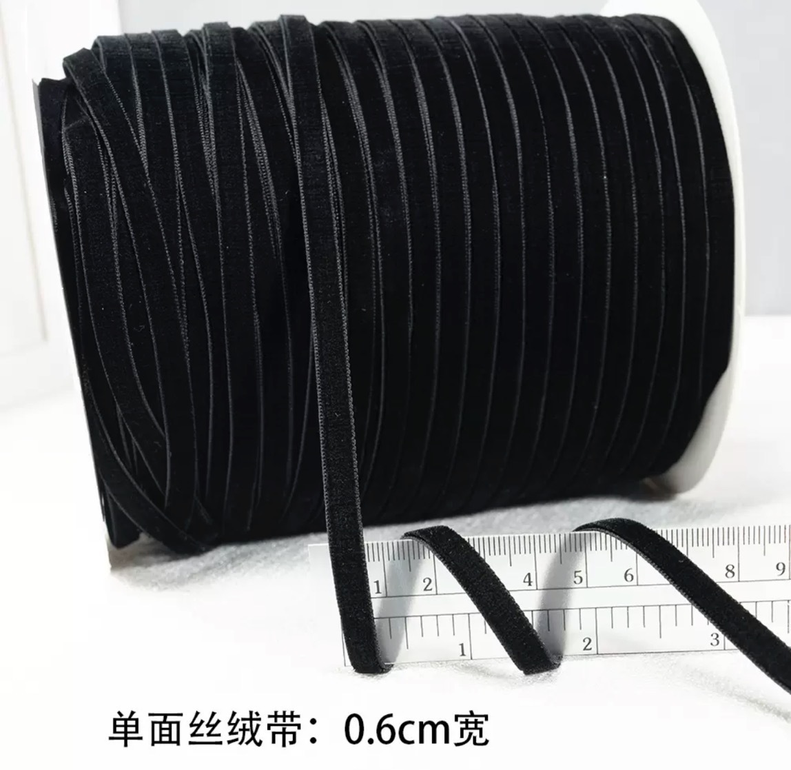 Gran bandeja de un solo lado de cinta de terciopelo cinta de terciopelo para el cabello arco DIY flores regalos accesorios de ropa