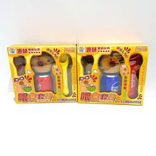 新品儿童卡皮面包投喂玩具潮玩益智仿真过家家食玩摆件套装玩具