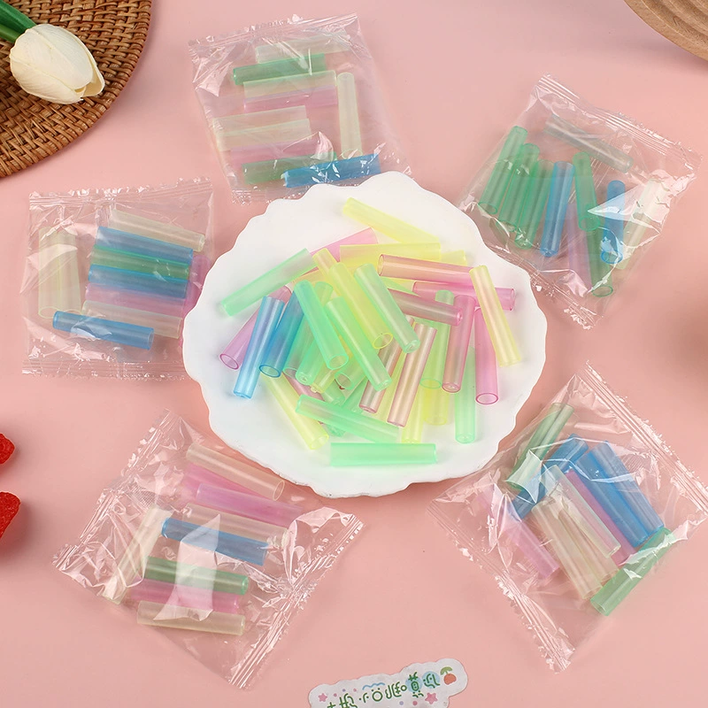 Прозрачный, легкий, безопасный и нескользящий защитный чехол для карандашей конфетных цветов для учащихся начальной школы и детей, новый стильный колпачок для ручки, канцелярские принадлежности