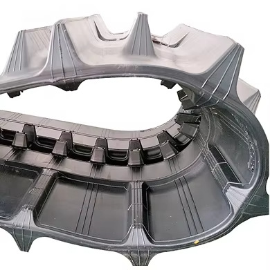 玉米收割机橡胶履带 水稻小麦收获机底盘件 小型挖掘机用橡胶带