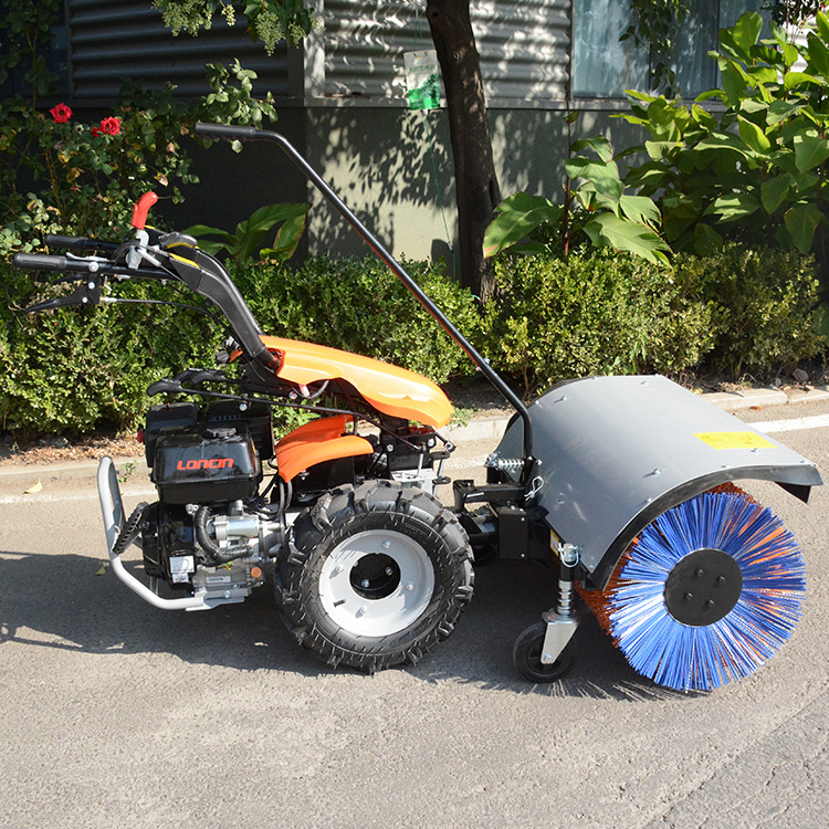 手推式扫雪机 道路清雪抛雪机多功能三合一 扫雪除雪机 宽度1.1米