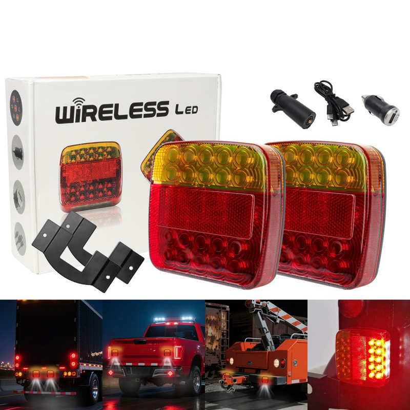 Led Truck Trailer Tail Light Wireless Truck Side Light Brake Signal Warning Light European Standard American Standard Amazon New Model Led Truck Trailer Tail Light Wireless Truck Side Light Brake Signal Warning Light European Standard American Standard Amazon New Model
