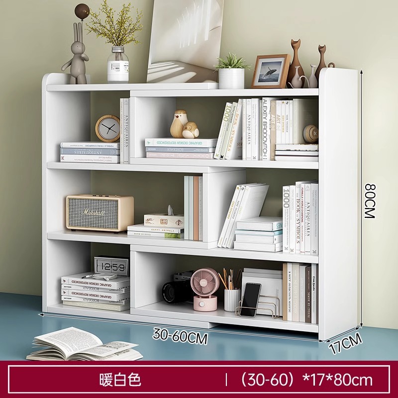 Estante de escritorio Estante de almacenamiento de estudiantes Estante de almacenamiento doméstico Estante de escritorio Estante de clasificación Estante de escritorio Estante de capas Estante de libros pequeño simple