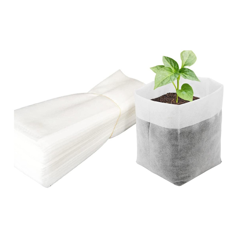 Non-woven Plant Seedling Bag Home Garden Greenhouse Planting Bag Breeding Seedling Bag Transplantation Free Bag 5