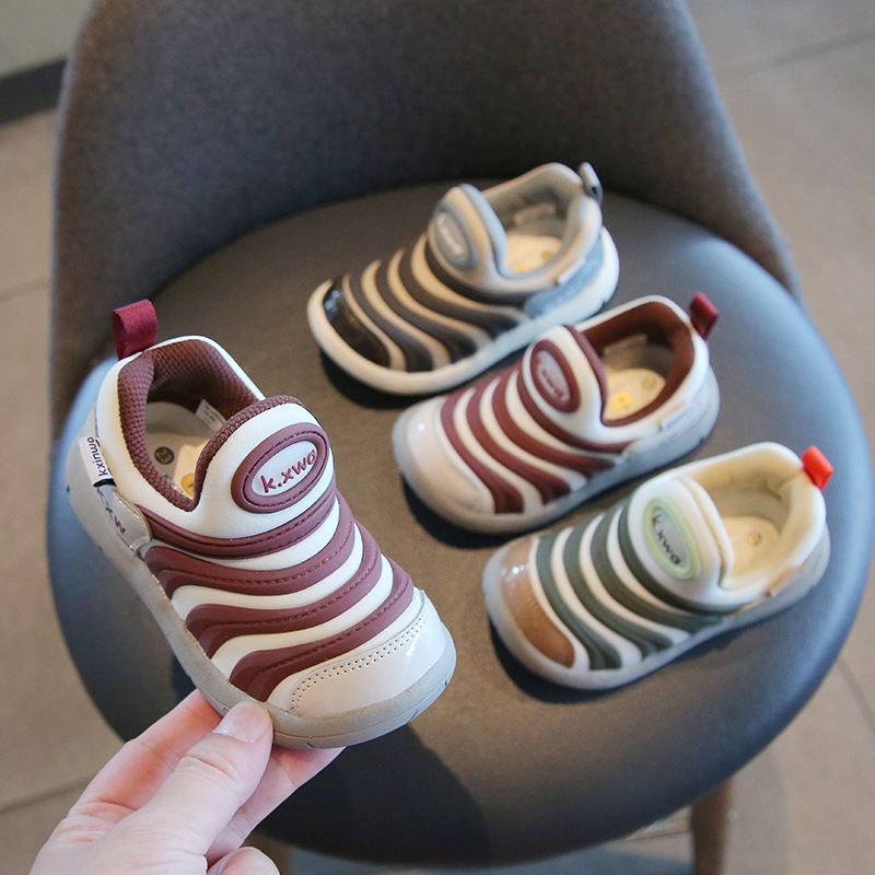 Caineyshu Kidsren's Toddler Shoes 2025 Spring & Fall Boys' Casual Shoes Baby Caterpillar Shoes One-Legged