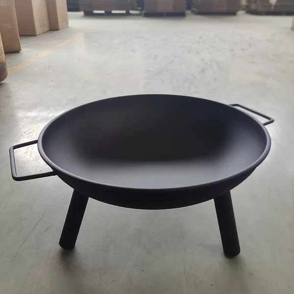 Household charcoal heating stove outdoor courtyard round Brazier portable firewood stove 3-5 people applicable factory direct supply
