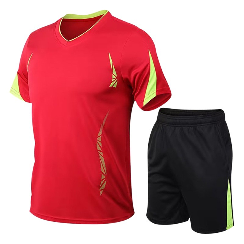 Ropa de Verano de Secado Rápido de Seda de Hielo Delgada, Cuello Redondo, Transpirable, para Senderismo al Aire Libre, Holgada, de Manga Corta, para Deportes, Fitness, Correr