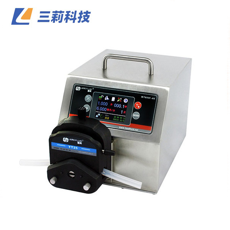 雷弗WT600F-65分配型智能蠕动泵 IP65高防护工业灌装蠕动泵