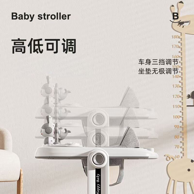 3 - en - 1 multifuncional anti-rollback plegable 6 - 36 meses caminante para bebé