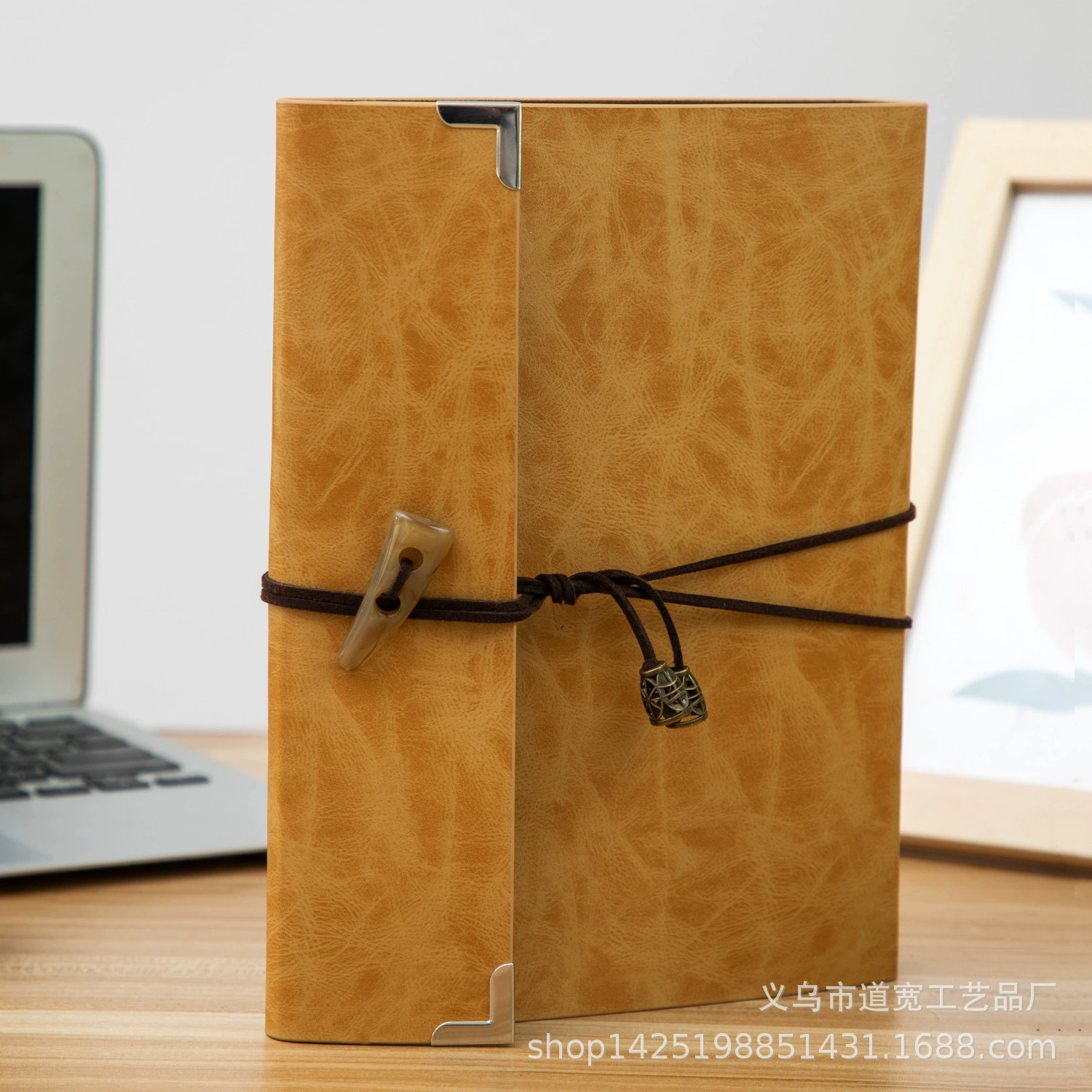 Амазонка Новая Угловая пряжка ретро кожаный альбом клип книга флип DIY альбом ручной работы Альбом