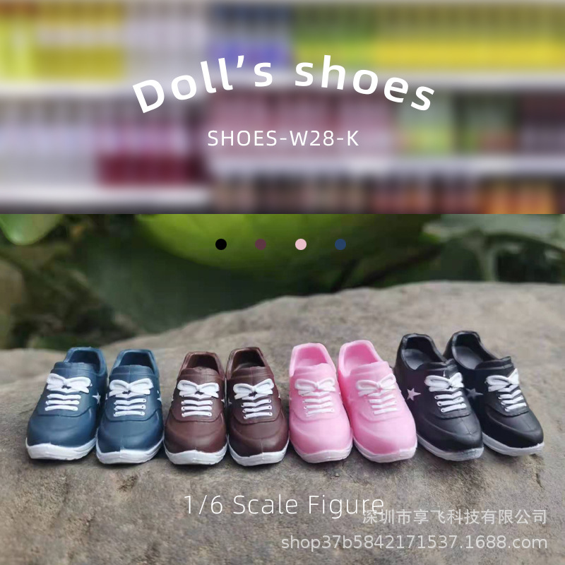 Zapatos de muñeca Barbie de 30cm licca supermodelo blythe melocotón azone ob zapatillas de deporte zapatos planos