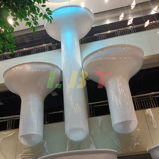 深圳市力必特玻璃钢装饰造型柱户外快捷酒店建筑物入口景观定制款