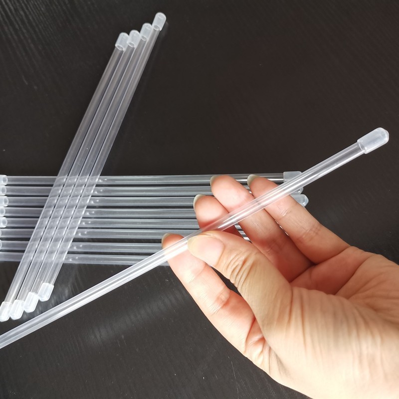 仙女棒手工材料 热销新款逗猫棒配件DIY带圈钢丝PVC透明硬塑料管