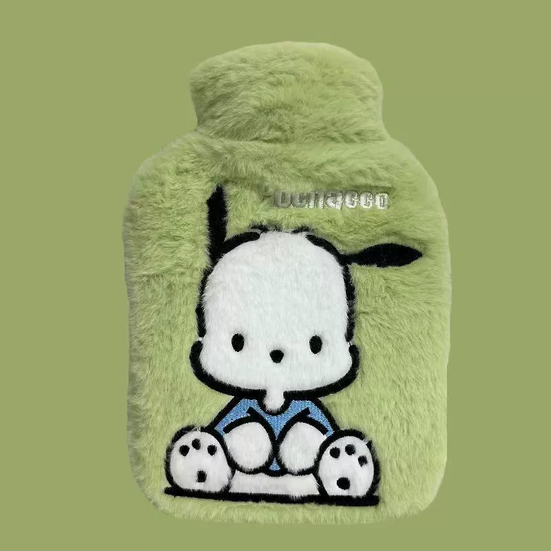 Грелка водяная (Sanrio) 800 мл, плюшевый чехол, большая компрессная грелка