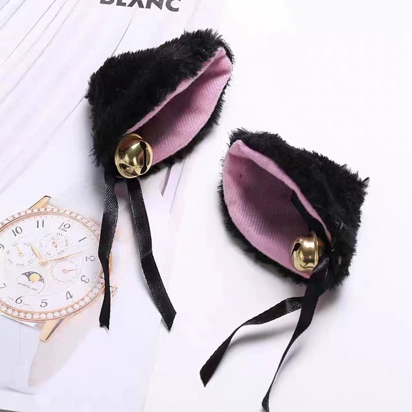 Cat ear pair black