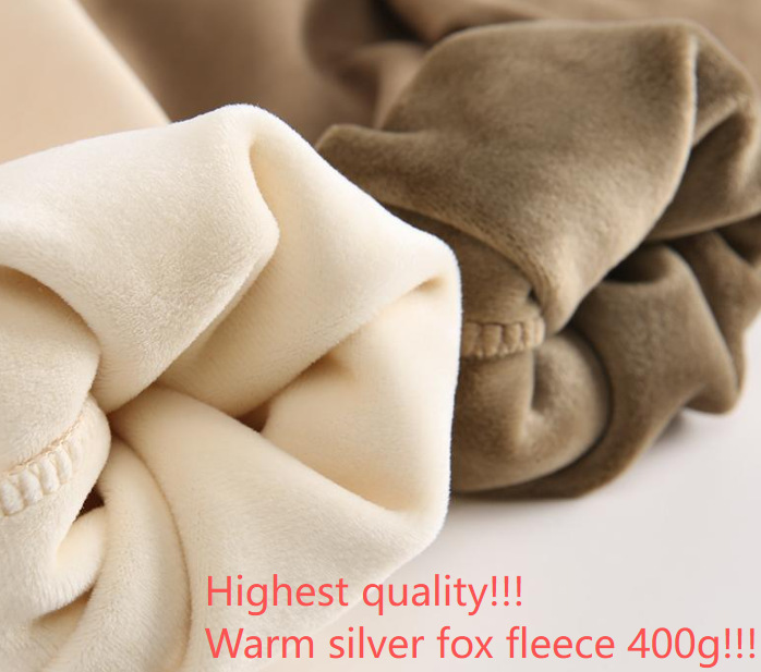 Men's Clothing 400G Silver Fox Fleece Fleece Lined Sweatshirt, Long Sleeved, Fleece Lined, Drop Shoulder, Hooded, 8S Pattern, Autumn/winter Style._voghion.com