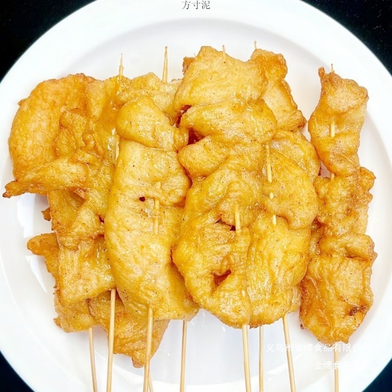White Tenderloin Without Coloring, Chicken Skewers Wholesale and Retail, Fried Street Food Tenderloin