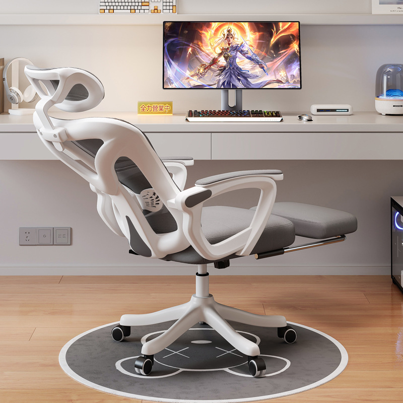 La silla ergonómica puede ser cómoda para sentarse, la silla de la computadora sedentaria, la silla giratoria con respaldo para el hogar, la silla de los deportes electrónicos para el dormitorio, la silla de la oficina