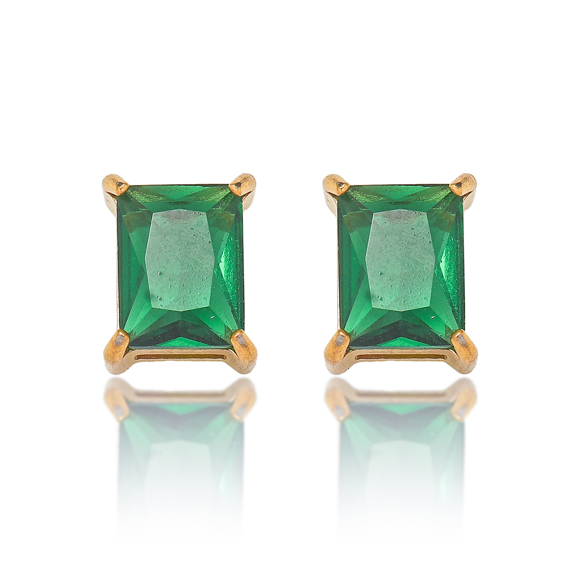 1 Pair Geometric Classic Style 304 Stainless Steel Ear Studs display picture 5