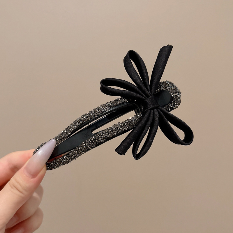 女性用のかわいい布製ヘアピン、後頭部用の高級ヘアピン、大きなワンラインのカモノハシクリップ、ヘアピンとヘッドバンド|undefined