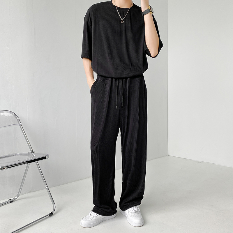 Summer silk short sleeve T-shirt