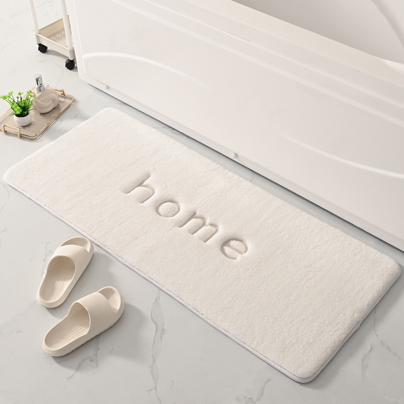 Cross-border thickened entrance door mat bedroom bedside mat bathroom non-slip bathroom door kitchen mat wholesale