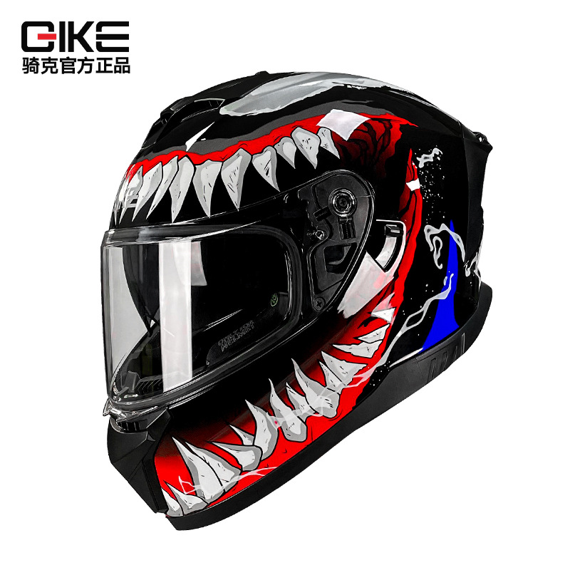 Casco de motocicleta certificado por la norma nacional 3C / DOT locomotora eléctrica puede equiparse con bluetooth jinete de invierno fabricante de casco completo transfronterizo