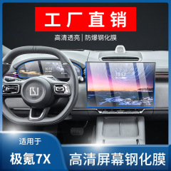 適用極クリプトン7x中制御スクリーン膜ナビゲーション強化膜車内装飾自動車用品部品内装改造部品