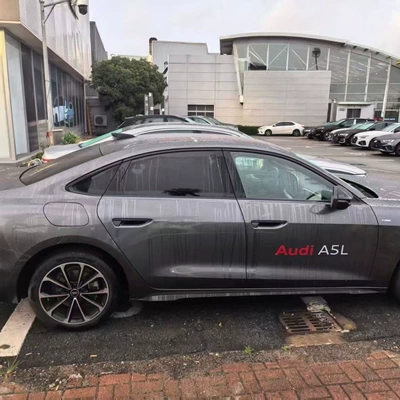 Şüşə kənarı xromları/moldingləri | Modified Black Warrior Door Frame - piano-gloss-black-stainless-steel-window-trim-stickers-faw-a5l