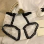 新款蕾丝高腰半透明内裤