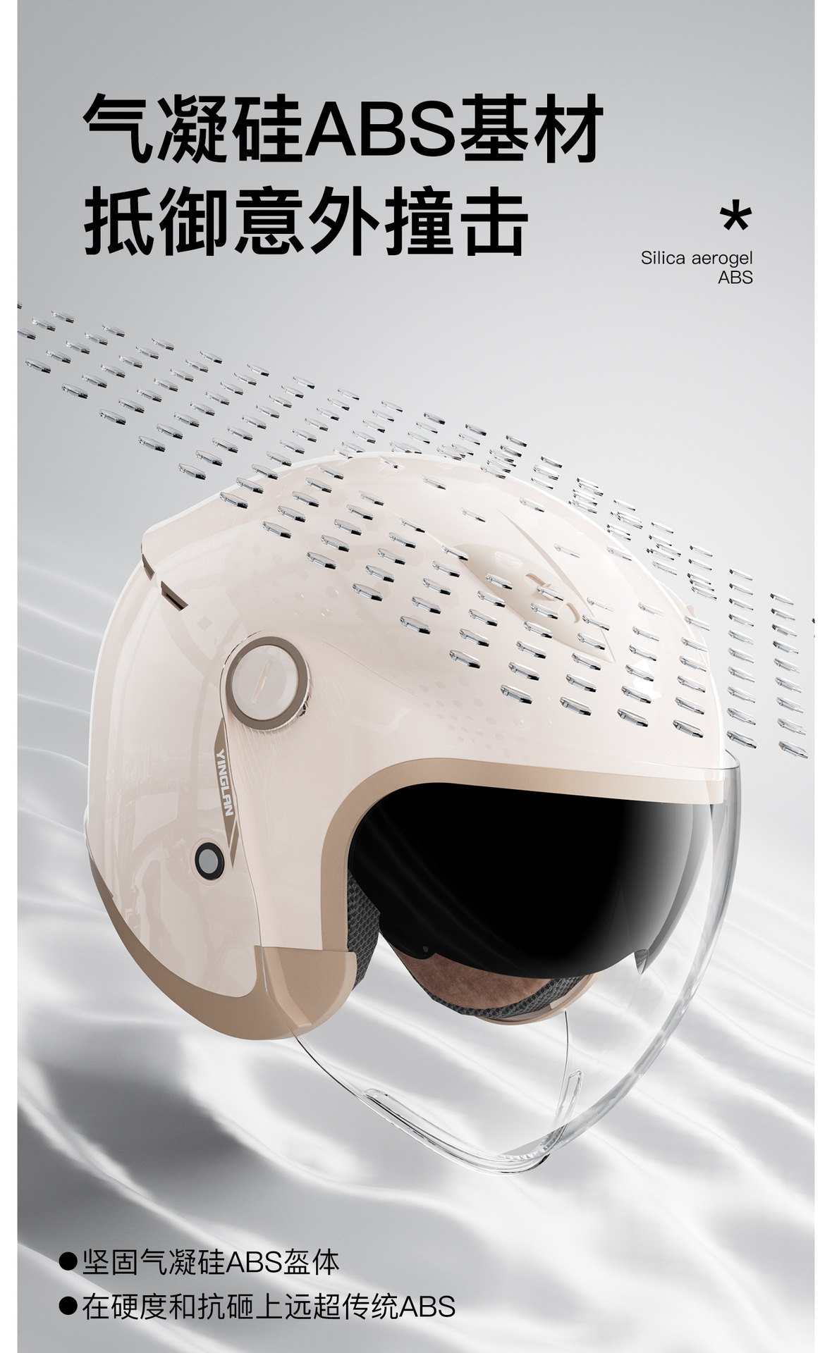 Yinglan 3C Certified Battery Electric Vehicle Motorcycle Helmet Women's All-Season Half Helmet Men's Winter Warm Cycling Helmet