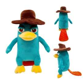 跨境新品perry the platypus plush毛绒玩具鸭嘴兽泰瑞毛绒玩偶
