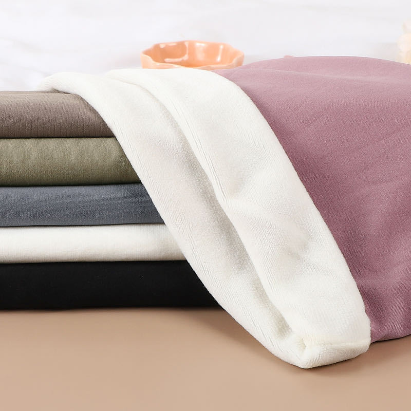 1806 otoño e invierno sin costuras camisola chaleco térmico de color sólido de las mujeres desgaste interior desgaste exterior circunferencia de una palabra forro polar de fondo ropa interior térmica