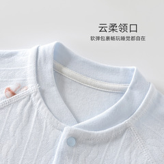 新生嬰兒衣服純棉長袖睡衣春秋款初生寶寶哈衣四季爬服嬰兒連體衣